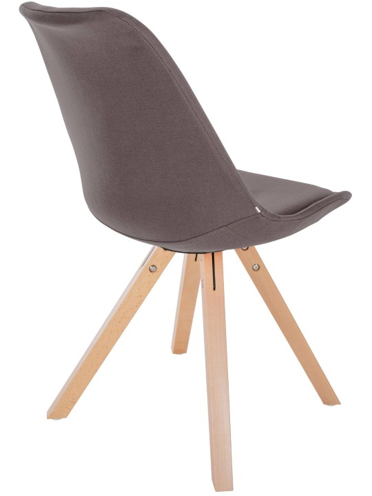 Stoel Sofia Stof Vierkant, taupe Stoel Sofia Stof Vierkant, taupe