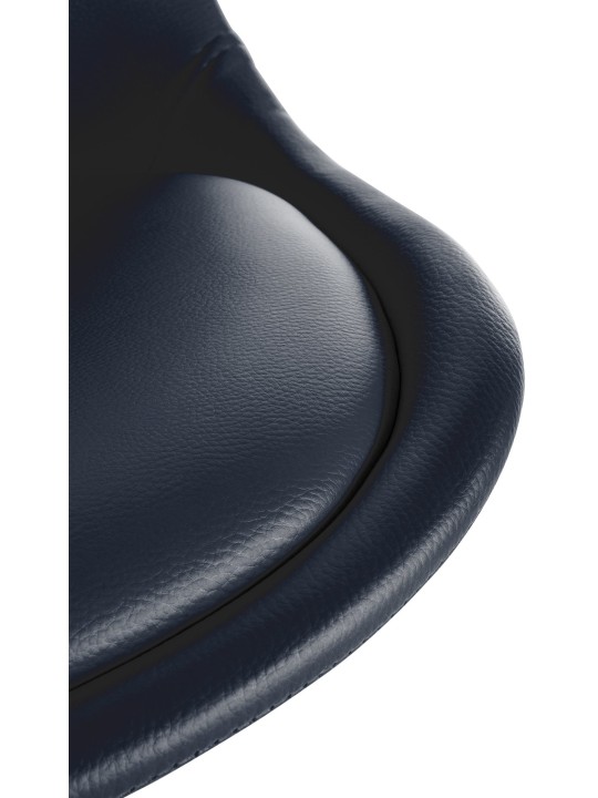 Stoel Sofia Kunstleer Rond, zwart Stoel Sofia Kunstleer Rond, zwart