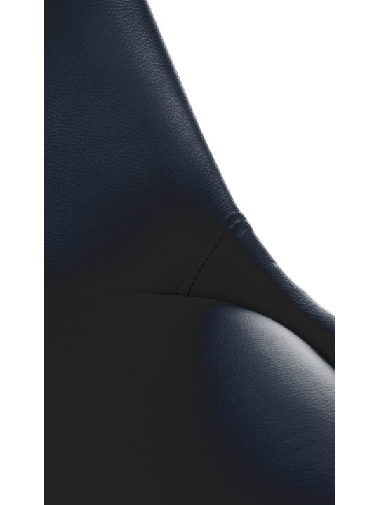 Stoel Sofia Kunstleer Rond, zwart Stoel Sofia Kunstleer Rond, zwart