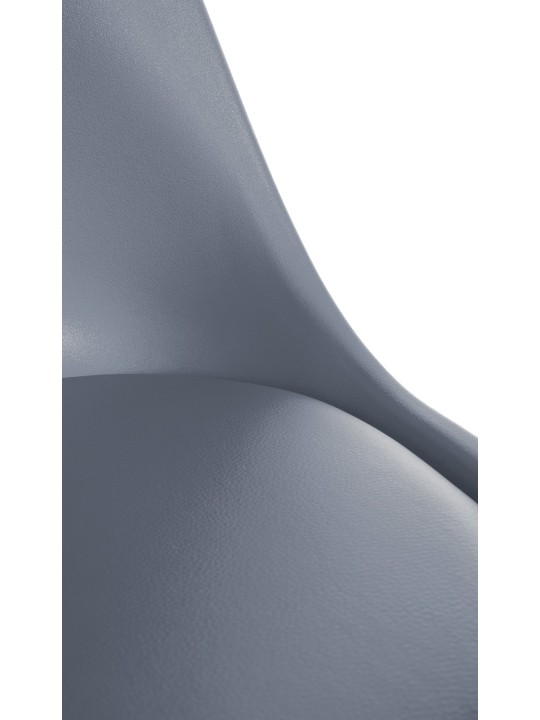 Stoel Sofia Kunststof Vierkant, grijs Stoel Sofia Kunststof Vierkant, grijs