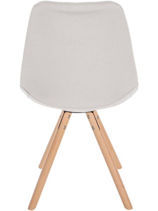 Stoel Sofia Stof Rond, crème