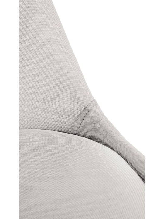 Stoel Sofia Stof Rond, crème