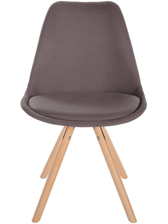 Stoel Sofia Stof Rond, taupe Stoel Sofia Stof Rond, taupe