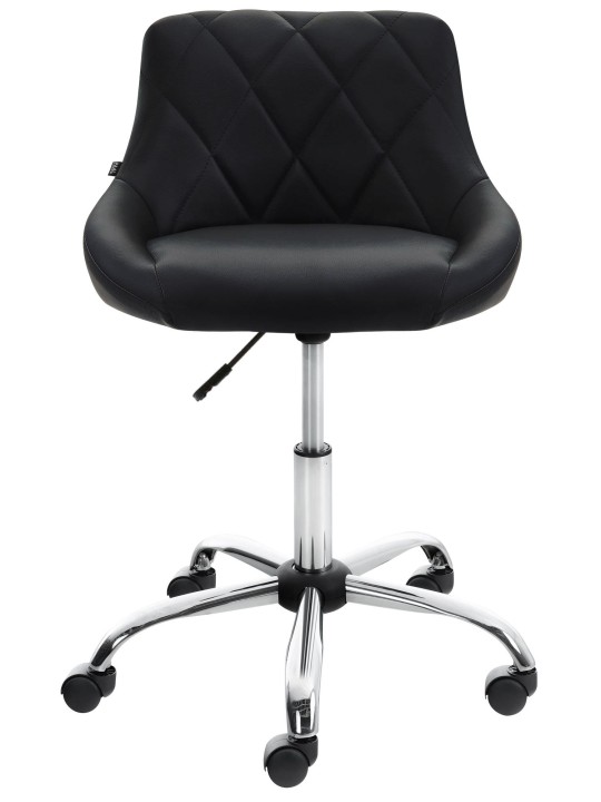 Werkkruk Lazio kunstleer, zwart