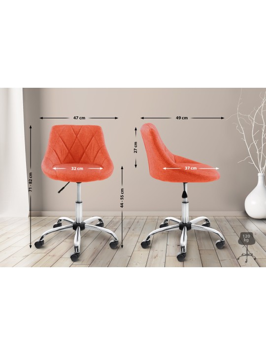 Werkkruk Lazio stof, oranje Werkkruk Lazio stof, oranje