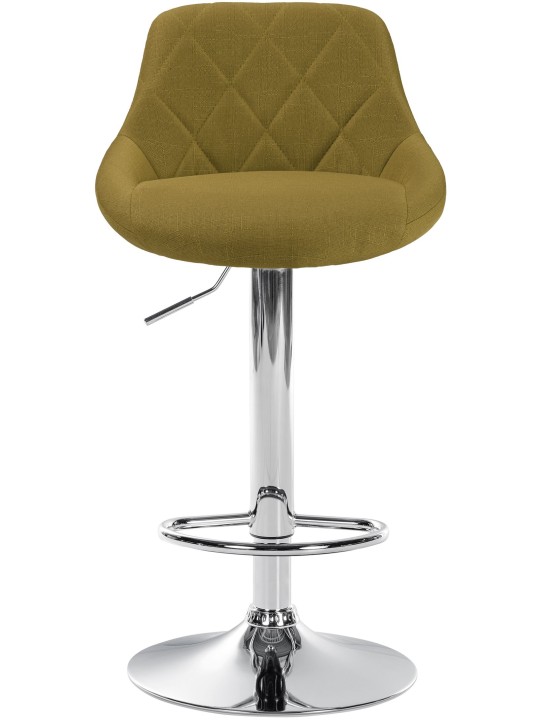 Barkruk Lazio stof chroom, groen Barkruk Lazio stof chroom, groen