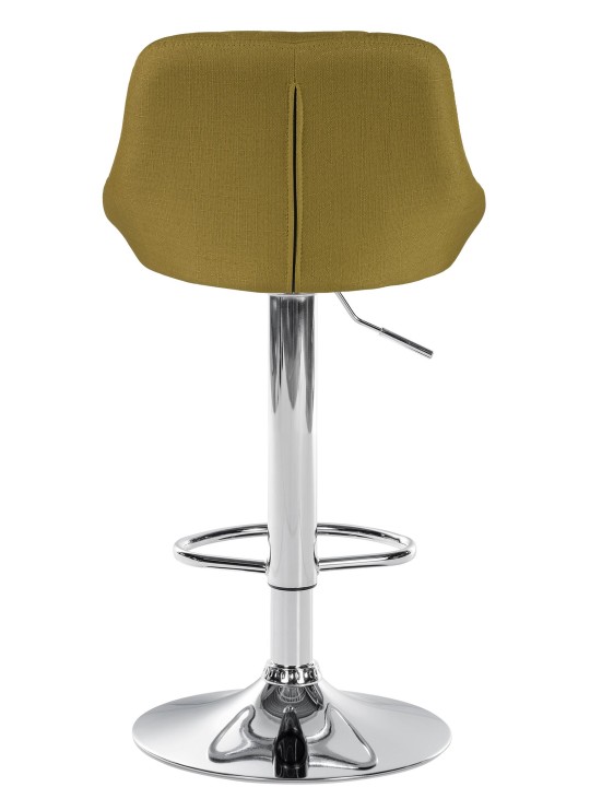 Barkruk Lazio stof chroom, groen Barkruk Lazio stof chroom, groen