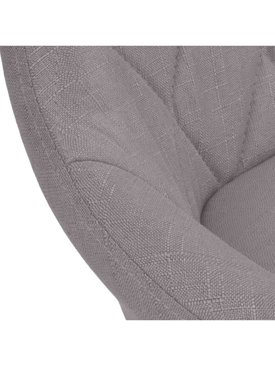 Barkruk Lazio stof, grijs