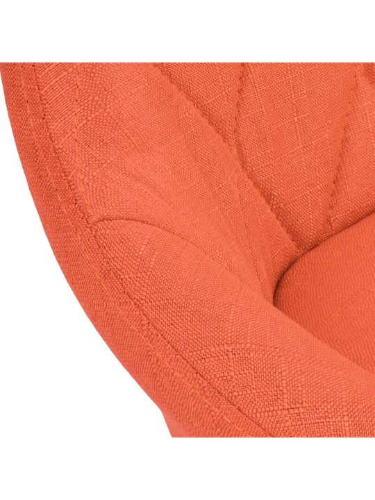 Barkruk Lazio stof, oranje