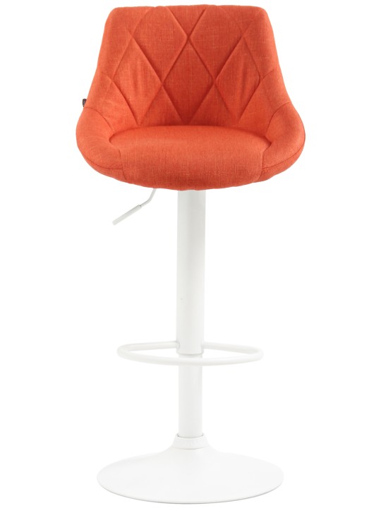 Barkruk Lazio stof, oranje