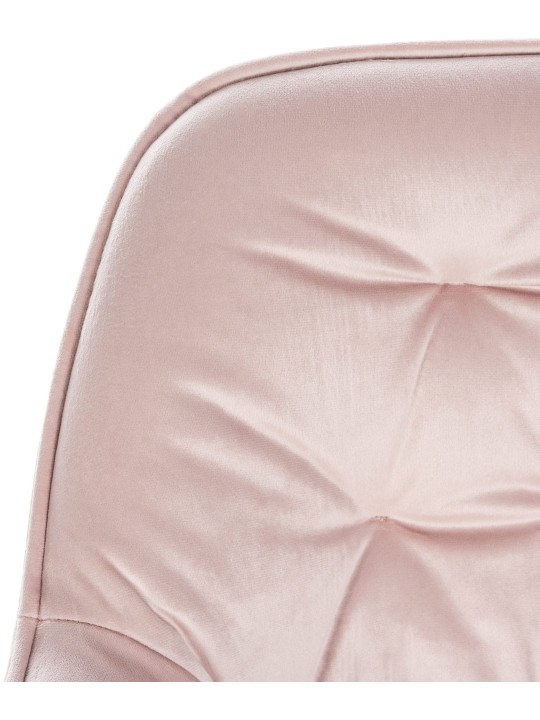 Set van 2 barkrukken Gibson fluweel, roze