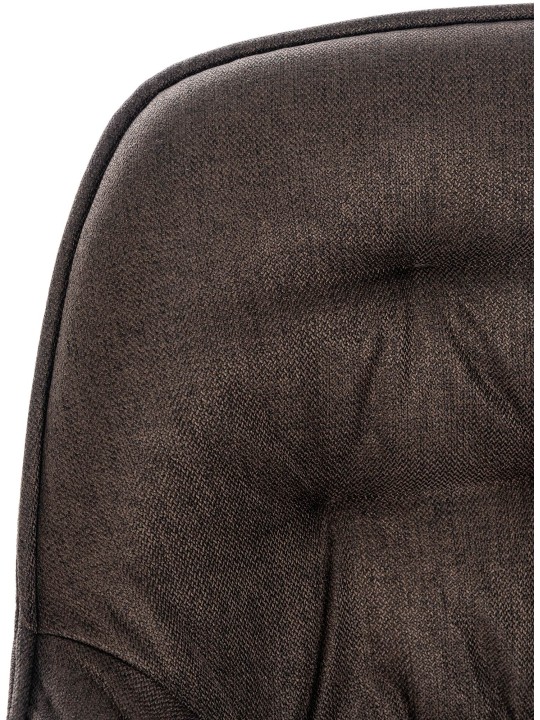 Set van 2 barkrukken Gibson stof, bruin