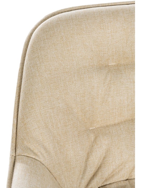 Set van 2 barkrukken Gibson stof, crème