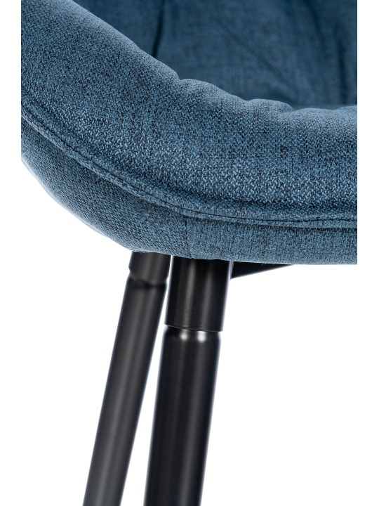 Set van 2 barkrukken Gibson stof, blauw