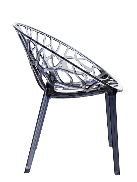 SET van 2 stapelstoelen CRYSTAL, grijs SET van 2 stapelstoelen CRYSTAL, grijs