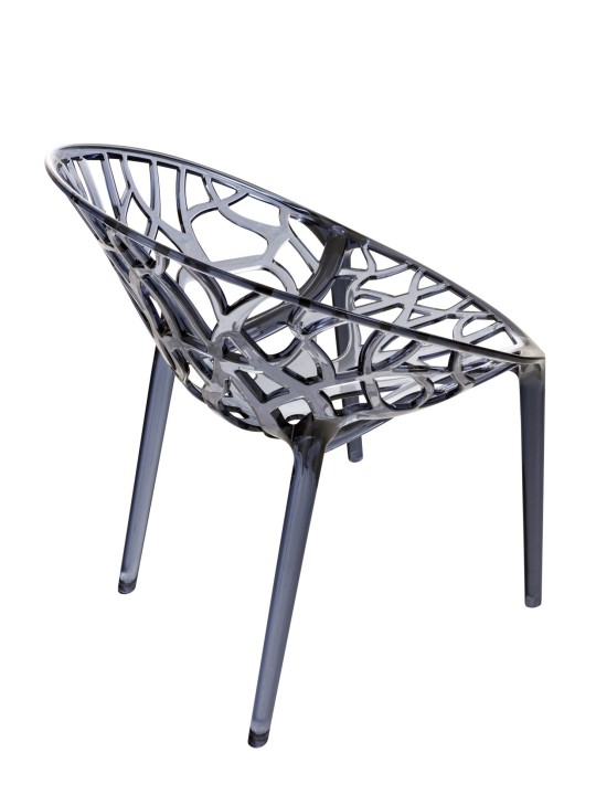 SET van 2 stapelstoelen CRYSTAL, grijs SET van 2 stapelstoelen CRYSTAL, grijs