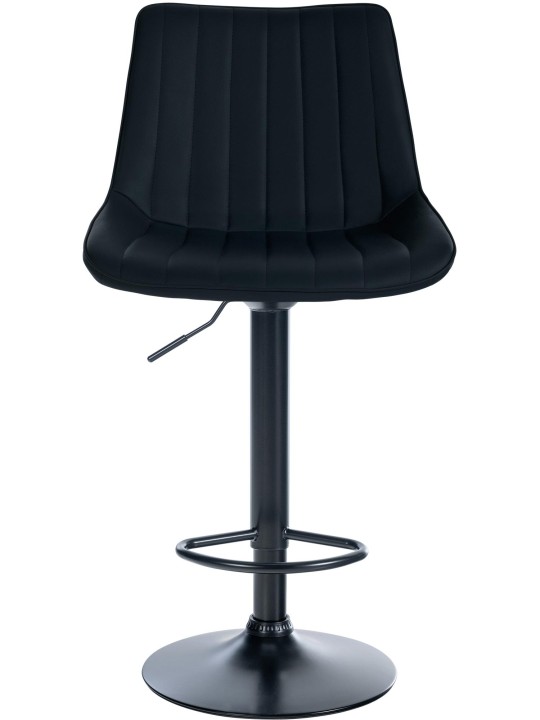 Barkruk Toni kunstleer, zwart