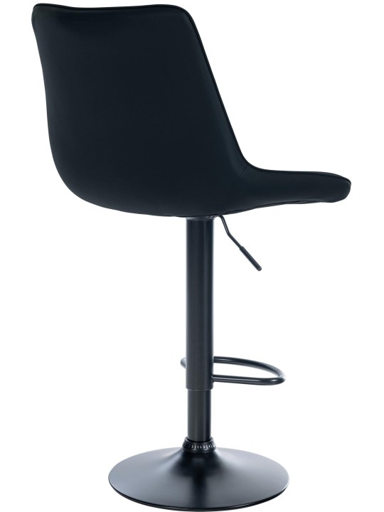 Barkruk Toni kunstleer, zwart