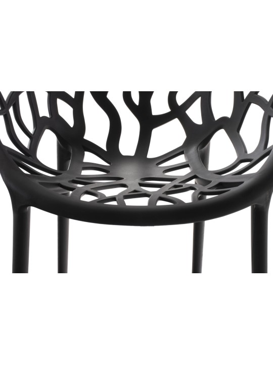 Set van 2 stoelen Hope, zwart