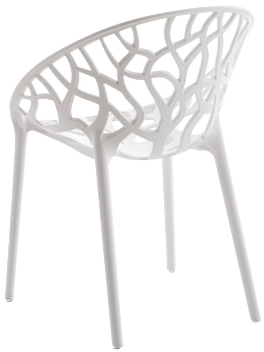 Set van 4 stoelen Hope, wit