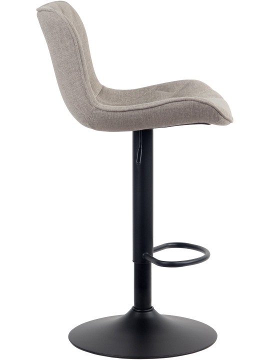 Barkruk Linus stof, taupe