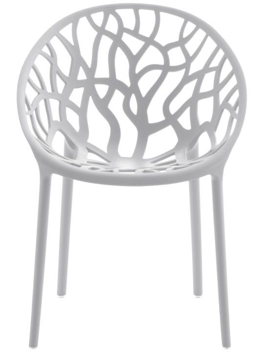 Set van 4 stoelen Hope, lichtgrijs