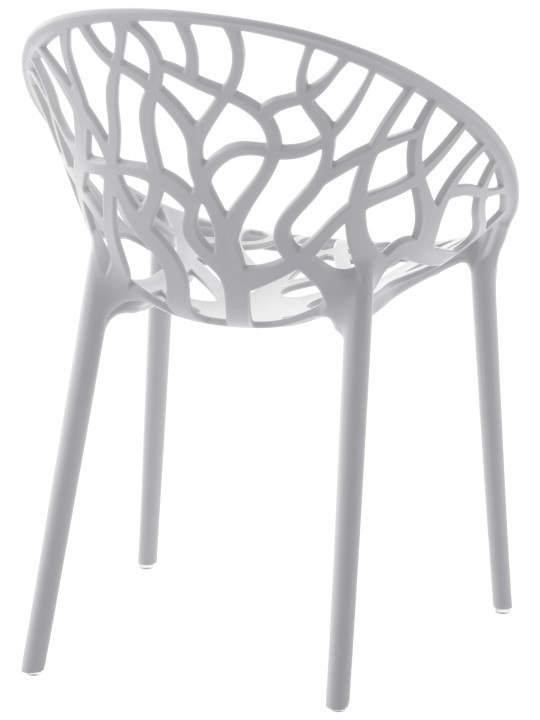 Set van 4 stoelen Hope, lichtgrijs