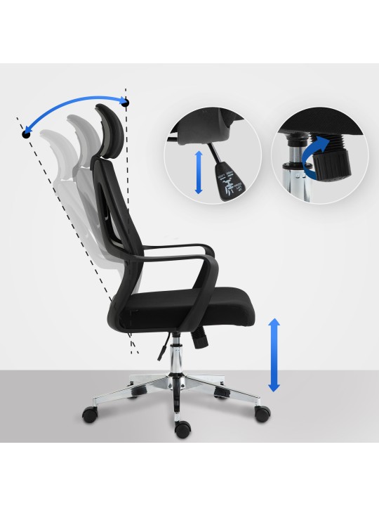 Bureaustoel Kanab, zwart Bureaustoel Kanab, zwart