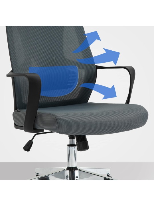 Bureaustoel Kanab, grijs