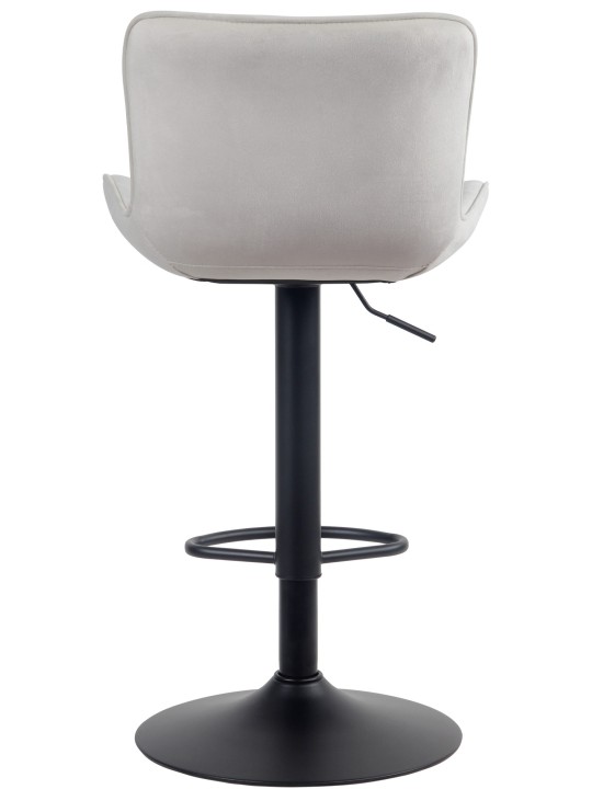 Set van 2 barkrukken Linus fluweel, crème