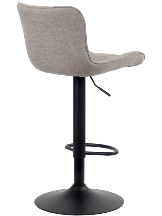 Set van 2 barkrukken Linus stof, taupe