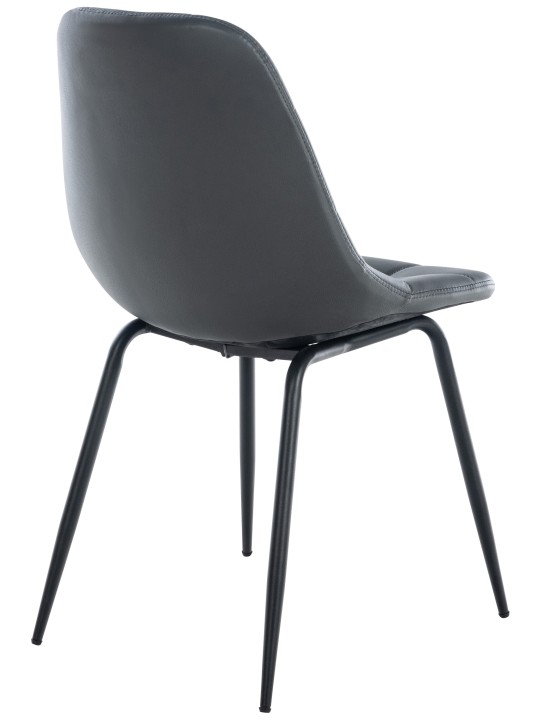 Stoel Tom kunstleer, grijs Stoel Tom kunstleer, grijs