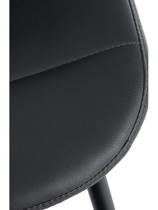 Stoel Tom kunstleer, grijs Stoel Tom kunstleer, grijs