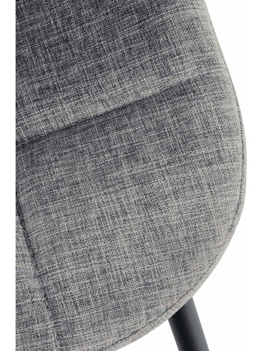 Stoel Tom stof, lichtgrijs