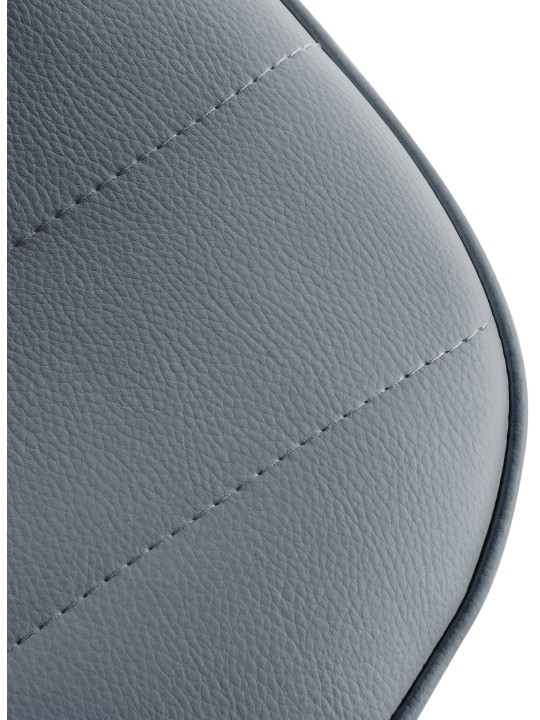 Barkruk Lex kunstleer chroom, grijs