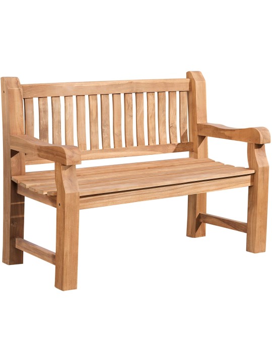 Teakhouten bank Jackson V2 120 cm, teak Teakhouten bank Jackson V2 120 cm, teak