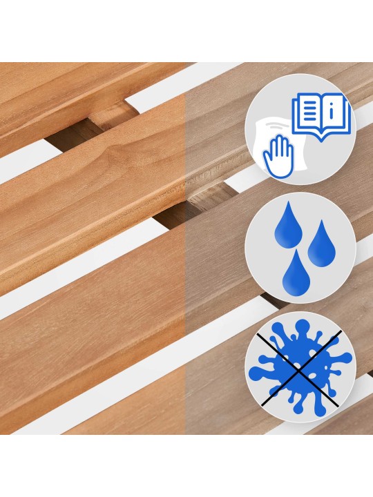 Teakhouten bank Jackson V2 150 cm, teak Teakhouten bank Jackson V2 150 cm, teak