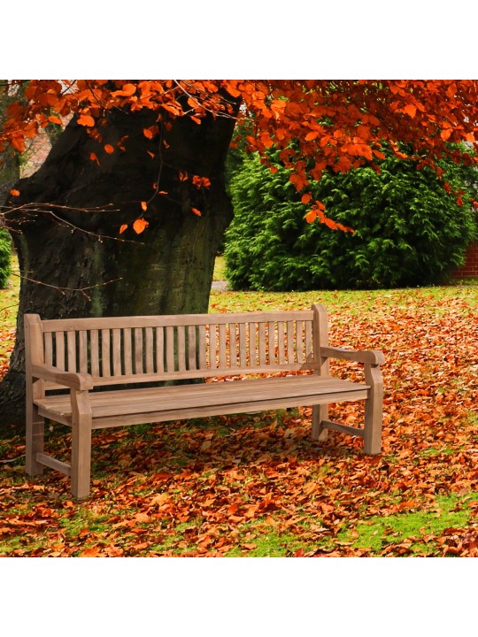 Teakhouten bank Jackson V2 220 cm, teak Teakhouten bank Jackson V2 220 cm, teak