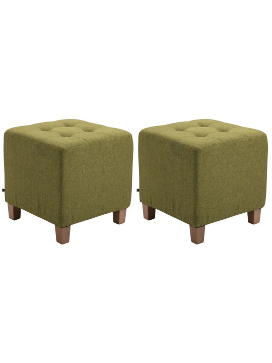 Set van 2 Pharaoh-krukjes, antiek-licht, groen