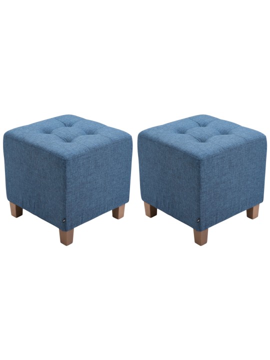 Set van 2 Pharaoh-krukjes, antiek-licht, blauw