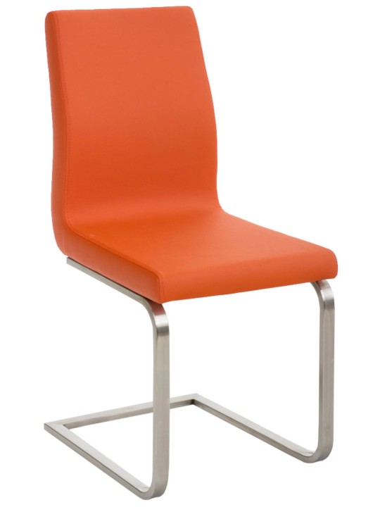 Set van 2 Belfort eetkamerstoelen, oranje