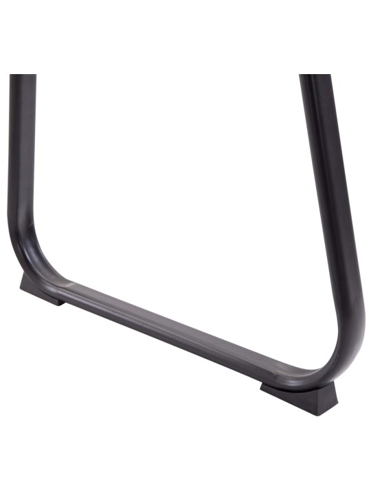 Set van 2 bezoekersstoelen Canada B kunstleer, grijs