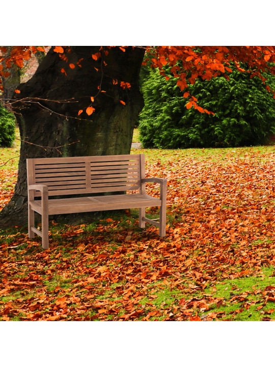 Teakhouten bank Halden 150 cm, teak