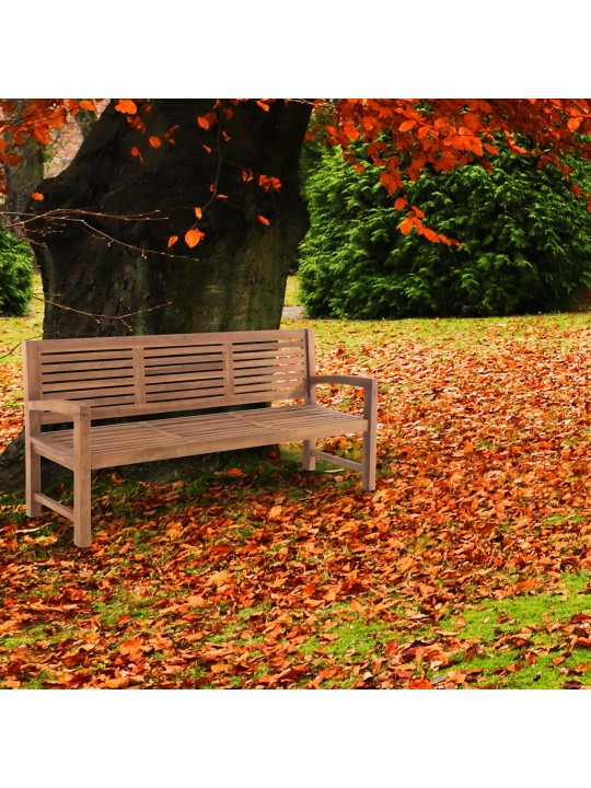 Teakhouten bank Halden 200 cm, teak