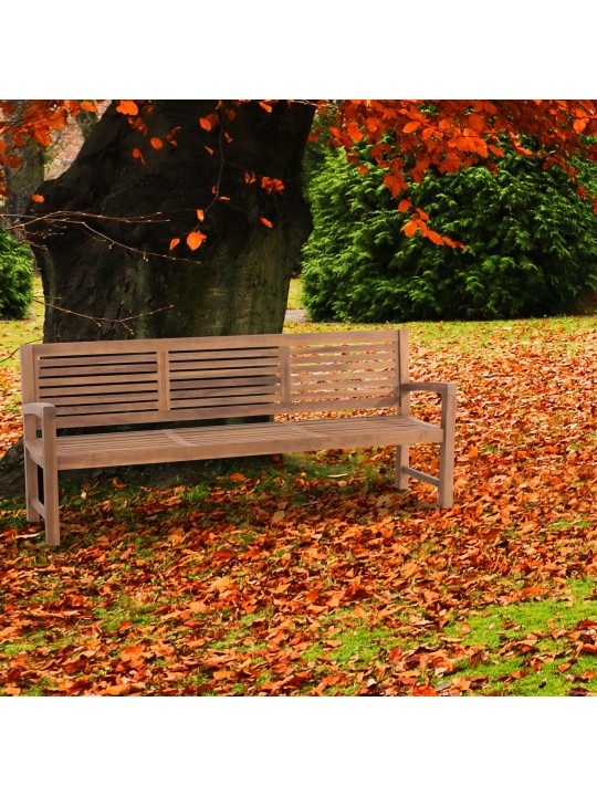 Teakhouten bank Halden 220 cm, teak Teakhouten bank Halden 220 cm, teak