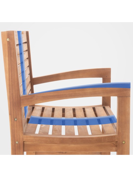 Teakhouten bank Halden 200 cm, teak