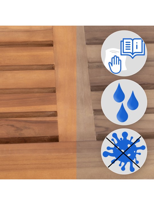 Teakhouten bank Halden 120 cm, teak Teakhouten bank Halden 120 cm, teak