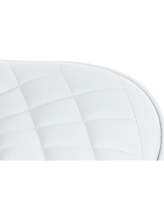 Barkruk Minosa kunstleer, wit