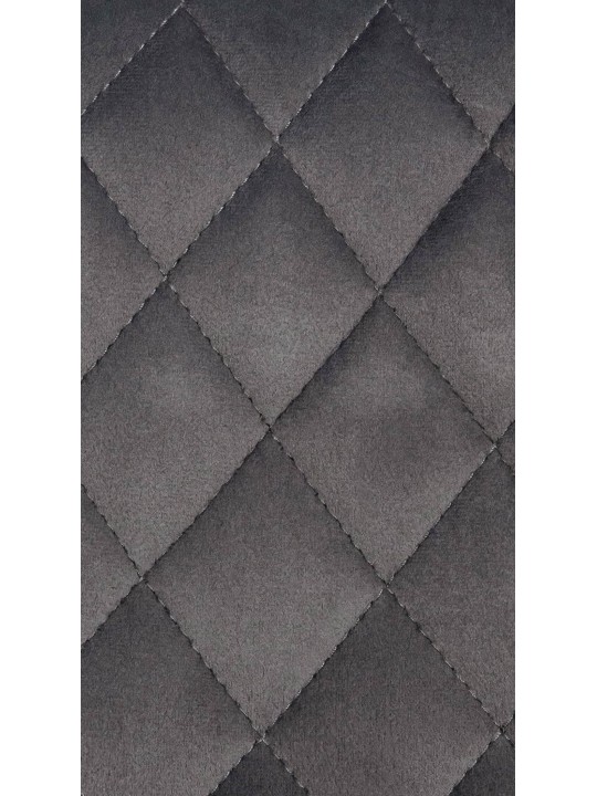 Barkruk Minosa fluweel, donkergrijs