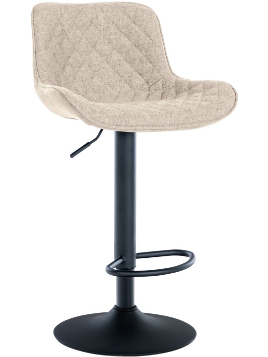 Barkruk Minosa stof, taupe